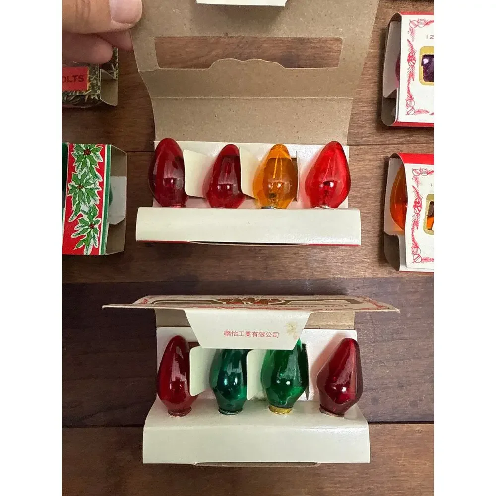Liberty Bell / ACLA / Ann & Hope Vintage NOS C-7 1/2 Christmas Replacement Bulbs